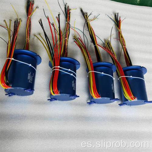 Conjunto de anillo colector de tapa eléctrica de señal